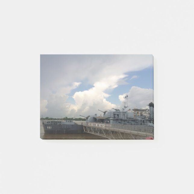 Post-it® Notes adhésives USS KIDD (Devant)