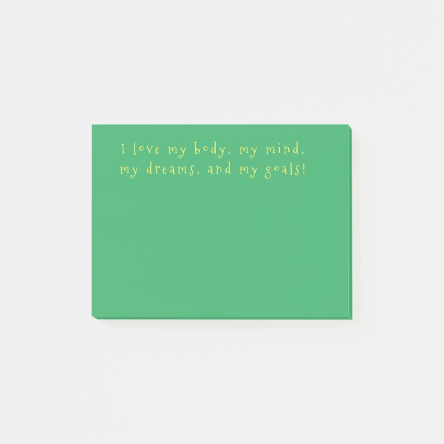 Post-It Notes _ affirmations positives (Devant)