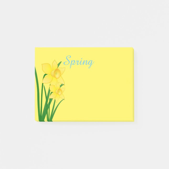 Post-it-Notes-Affodils Post-it Klebezettel (Vorderseite)