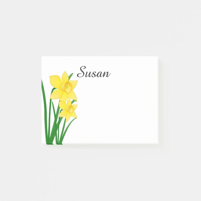 Post-it-Notes-Affodils Post-it Klebezettel (Vorderseite)