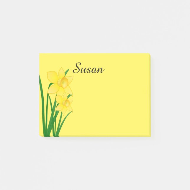 Post-it-Notes-Affodils Post-it Klebezettel (Vorderseite)