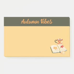 Post-it Notes ambiance automne cosy