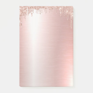 Post-it® Notes après-it® Gold de Rose Rose