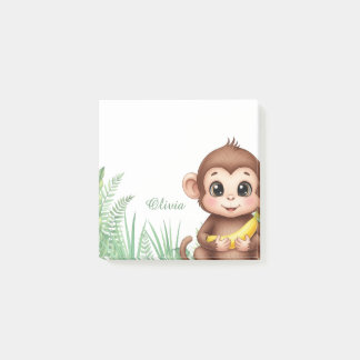 Post-it® Notes autocollantes personnalisées Safari singe