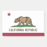 Post-it Notes avec drapeau de Californie, USA