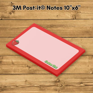 Post-it® Notes avec icône de fraise