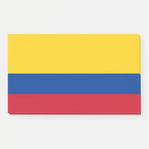Post-it® Notes avec le drapeau de la Colombie