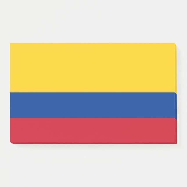 Post-it® Notes avec le drapeau de la Colombie (Devant)