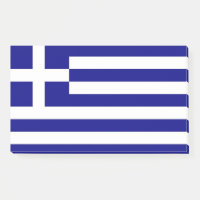 Notes avec le drapeau de la Grèce