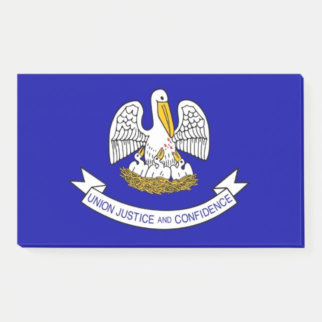 Post-it® Notes avec le drapeau de la Louisiane, USA (Devant)