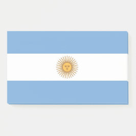Post-it® Notes avec le drapeau de l'Argentine