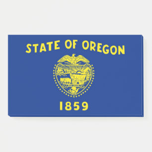 Post-it® Notes avec le drapeau de l'État de l'Oregon, États