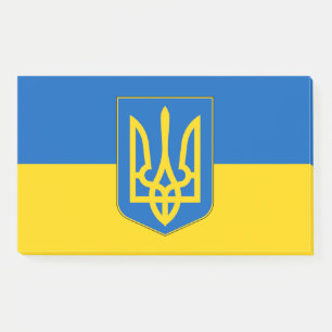 Post-it® Notes avec le drapeau de l'Ukraine