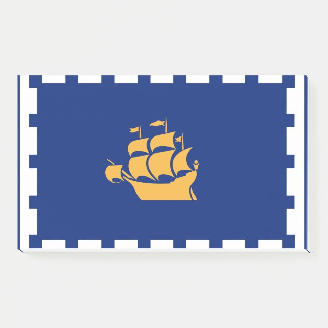 Post-it® Notes avec le drapeau de Québec, Canada (Devant)