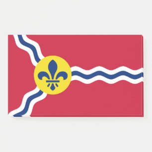 Post-it® Notes avec le drapeau de St. Louis, Missouri