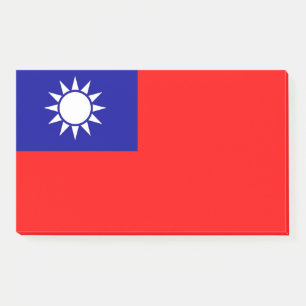 Post-it® Notes avec le drapeau de Taiwan