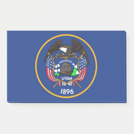 Post-it® Notes avec le drapeau de Utah, États-Unis