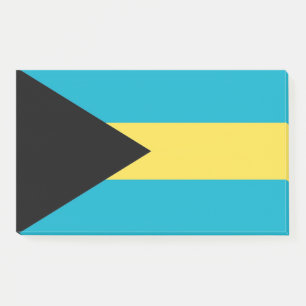 Post-it® Notes avec le drapeau des Bahamas