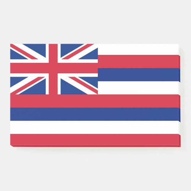 Post-it® Notes avec le drapeau d'Hawaii, États-Unis (Devant)