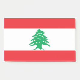 Post-it® Notes avec le drapeau du Liban