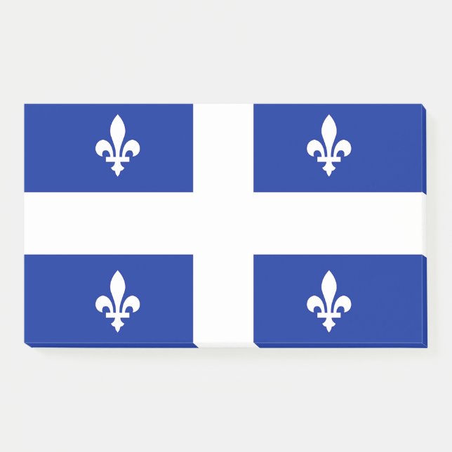 Post-it® Notes avec le drapeau du Québec, Canada (Devant)