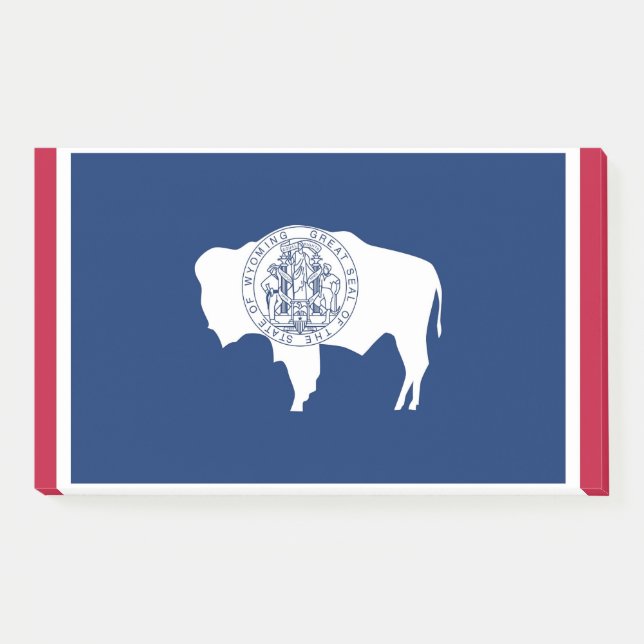 Post-it® Notes avec le drapeau du Wyoming, USA (Devant)