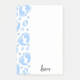 Post-it Notes Baby Feet Boy Elephant Klebezettel