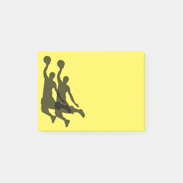Post-it-Notes-Basketball Postit-Notizen Post-it Klebezettel (Vorderseite)