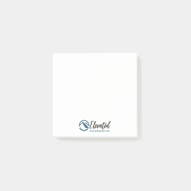 Post-it® Notes blanches sur l'orthodontie élevée (Devant)