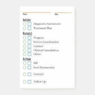 Post-it® Notes cliniques et rappels Pad
