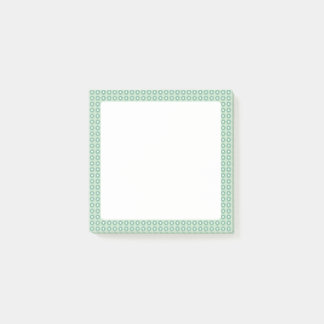 Post-it® Notes collantes à motifs floraux vert mignon