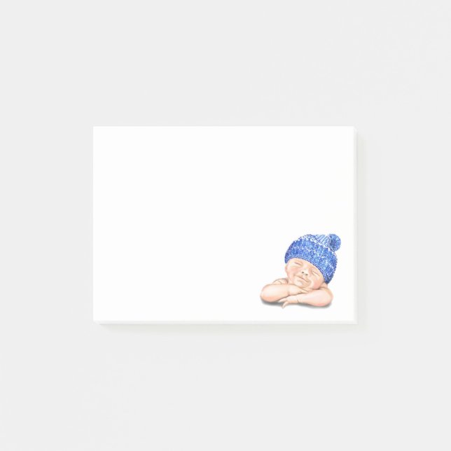 Post-it® Notes collantes amusantes avec Happy Baby (Devant)