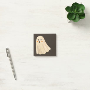 Post-it® Notes collantes de ghost à aquarelle mignonne