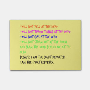 Post-it® Notes collantes de mauvaise humeur d'humeur de