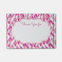 Notes collantes de Merci