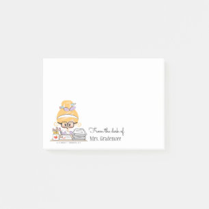 Post-it® Notes collantes de professeur blondes