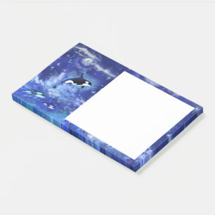 Post-it® Notes collantes des baleines tueuses