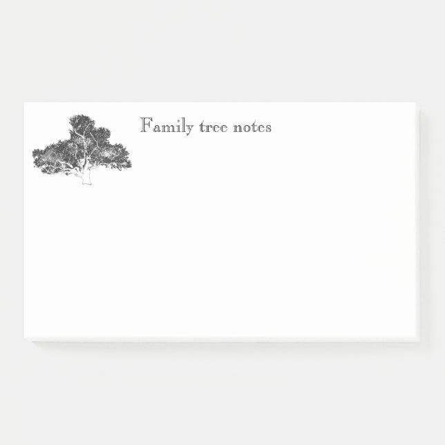 Post-it® Notes collantes enormes d'arbre généalogique (Devant)
