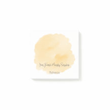 Notes collantes personnalisées avec les écritures