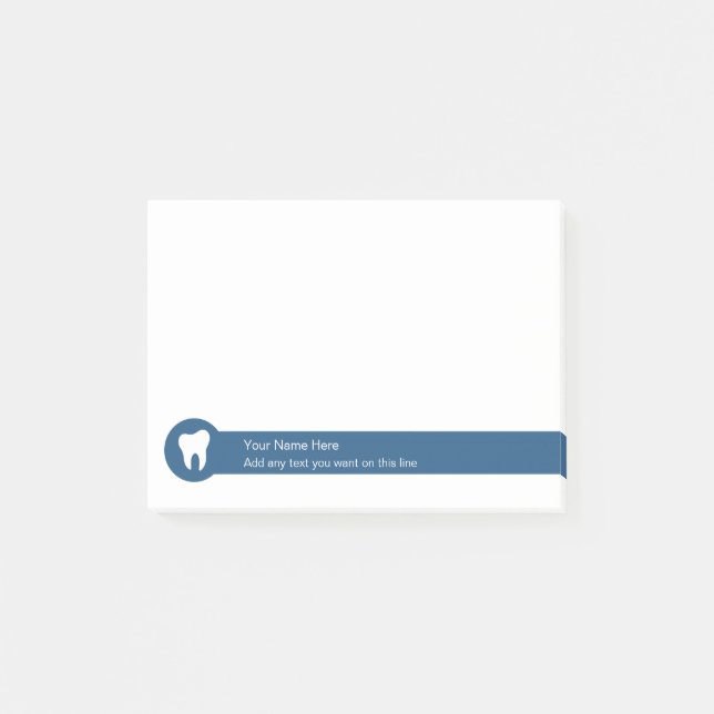 Post-it® Notes collantes pour le bureau des dentistes (Devant)