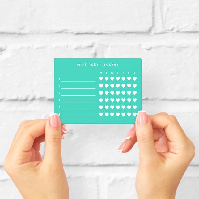 Post-it® Notes collantes pour le traceur de mini-habit vert (Créateur téléchargé)