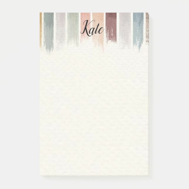 Post-it Notes Couleurs Terre (Devant)