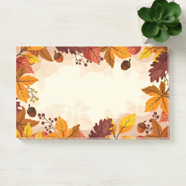 Post-it® Notes d'après automne (Bureau)