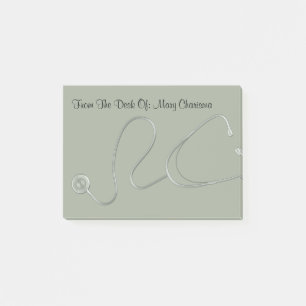 Post-it® Notes d'articles sur le thème du stéthoscope Médic