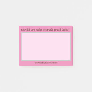 Post-it® Notes d'auto-amélioration quotidiennes