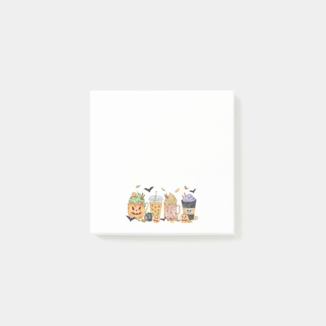 Post-it® Notes d'auto-collage citrouille mignon (Devant)