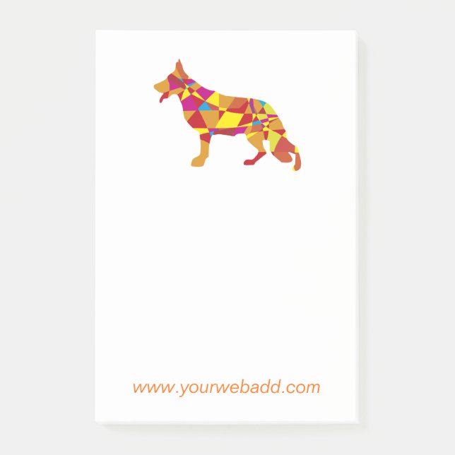 Post-it® Notes de Berger Allemand (Devant)
