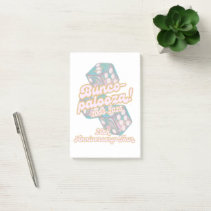 Post-it notes de Bunco-palooza