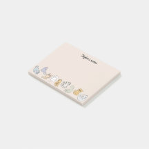 Notes de chats mignons personnalisés pour l'Amoure