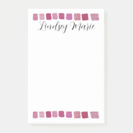 Post-it® Notes DE COULEUR D'EAU PERSONNALISÉE